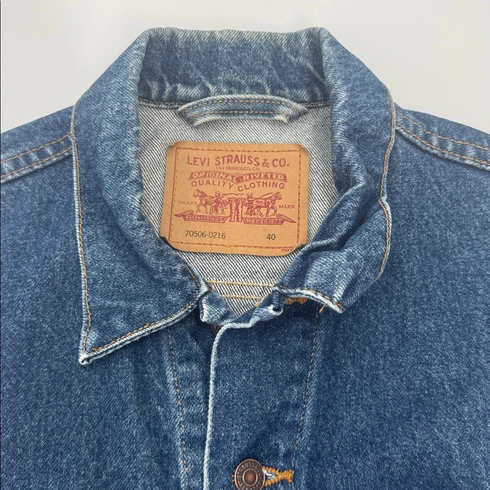 Levi Strauss‎ Upcycled Denim Vest Type 3 | Vile Company Detroit Punk Alternative